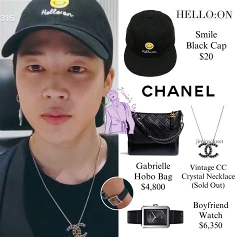 jimin fake chanel|bts jimin channel style.